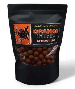 Orange Fire ATTRACT Line Boilies