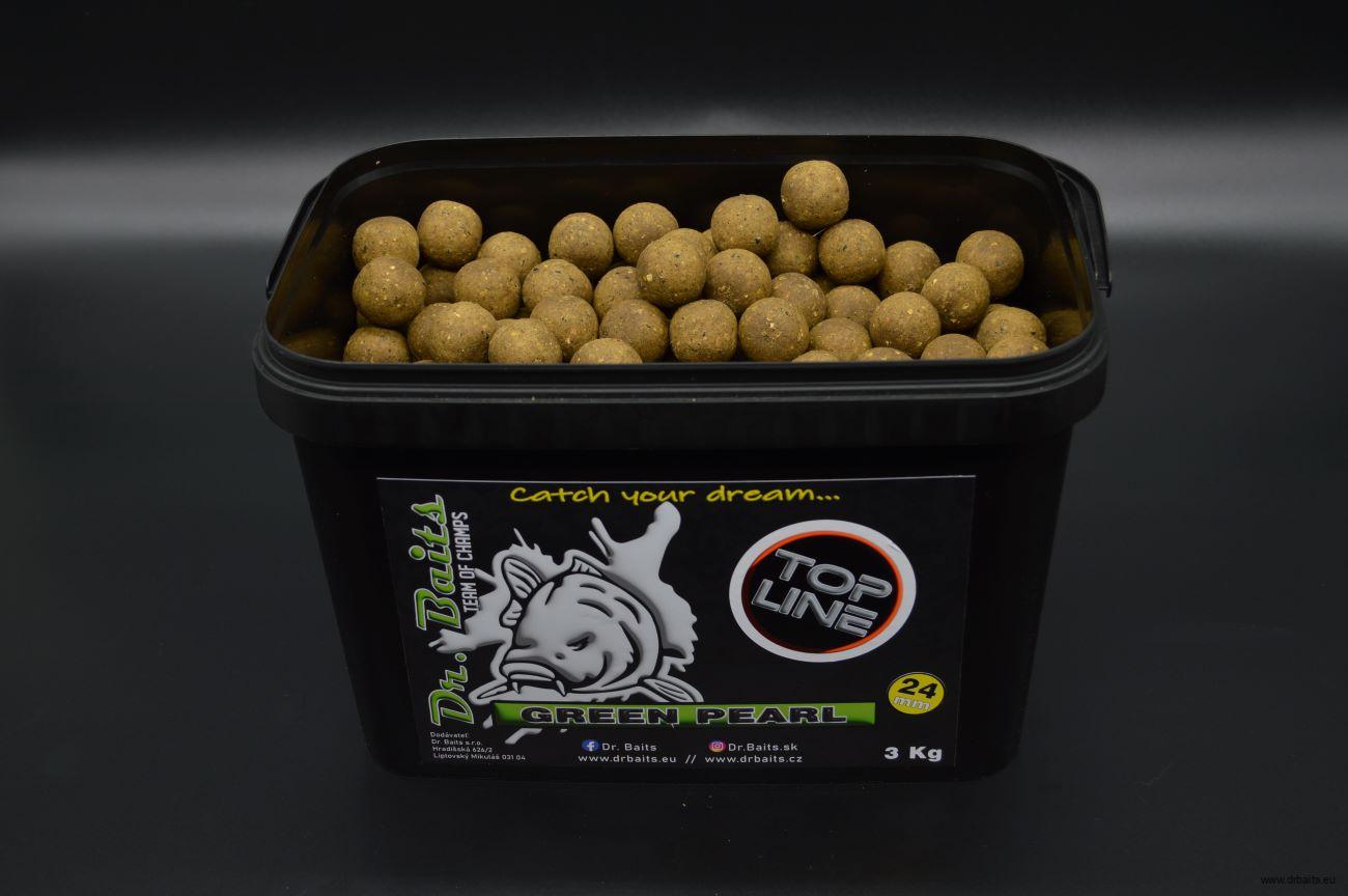 Green Pearl TOP Line Boilies 3 Kg 24 mm