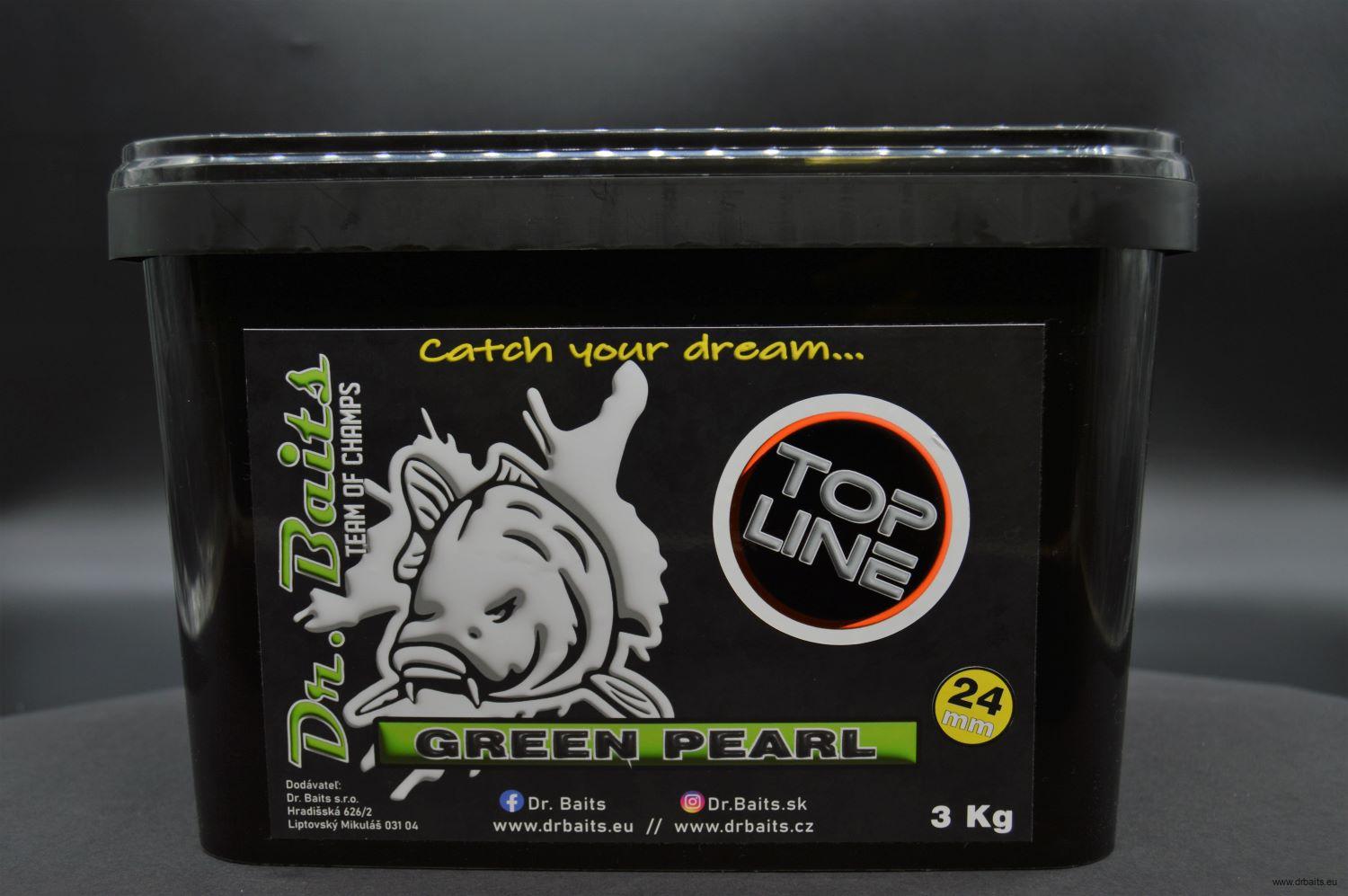 Green Pearl TOP Line Boilies 3 Kg 24 mm