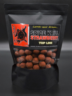 Spice Krill Strawberry TOP Line Boilies